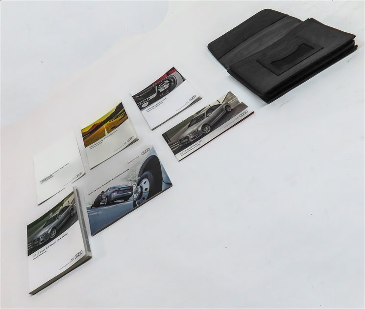 Thumbnail 3: 2013 AUDI S4 (B8 8K) 3.0L SUPER (CGXC) ENGINE OWNERS MANUAL BOOKLET SET w/CASE
