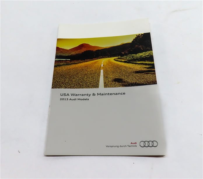 Thumbnail 5: 2013 AUDI S4 (B8 8K) 3.0L SUPER (CGXC) ENGINE OWNERS MANUAL BOOKLET SET w/CASE
