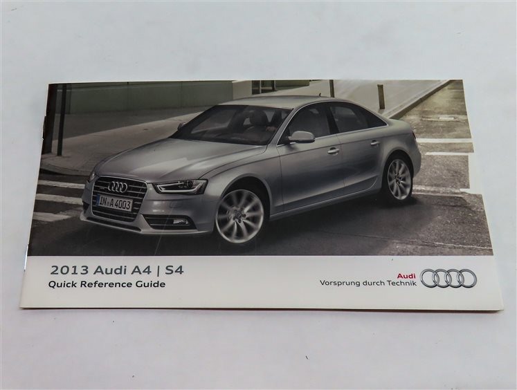 Thumbnail 8: 2013 AUDI S4 (B8 8K) 3.0L SUPER (CGXC) ENGINE OWNERS MANUAL BOOKLET SET w/CASE