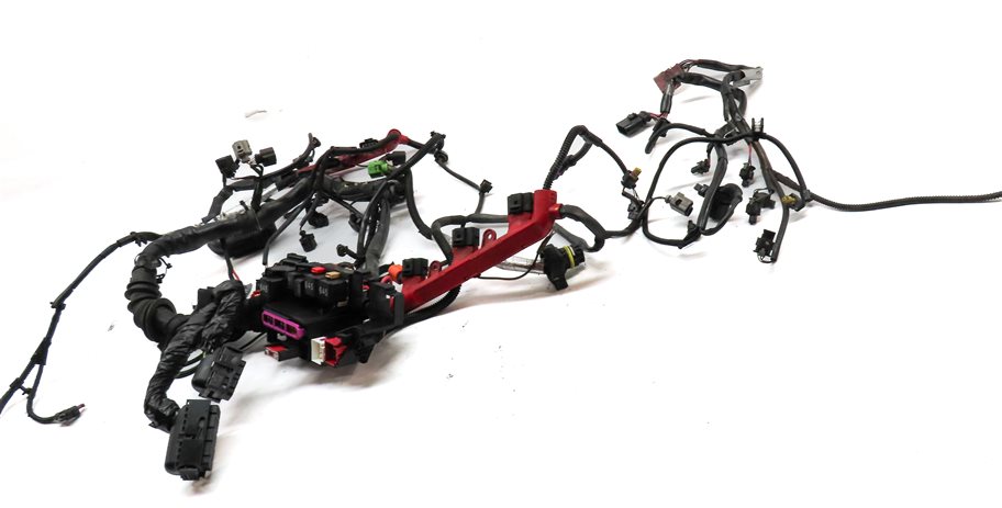 Thumbnail 2: 2013 AUDI S4 (B8 8K) 3.0L SUPER (CGXC) ENGINE MOTOR WIRE WIRING HARNESS LOOM