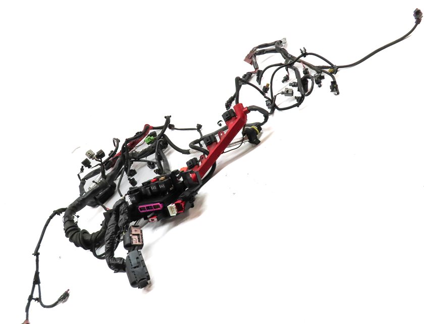 Thumbnail 3: 2013 AUDI S4 (B8 8K) 3.0L SUPER (CGXC) ENGINE MOTOR WIRE WIRING HARNESS LOOM