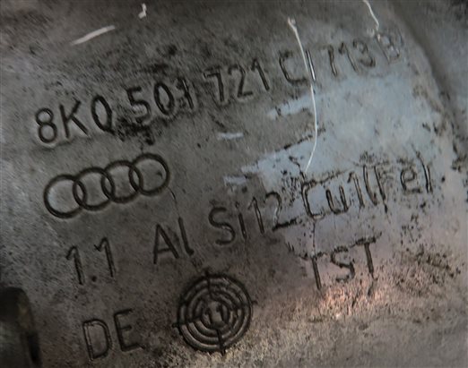 Thumbnail 8: 10-17 AUDI S4 S5 (B8 8K 8T) QUATTRO AWD - MKX MBU LFU - REAR DIFFERENTIAL GEAR