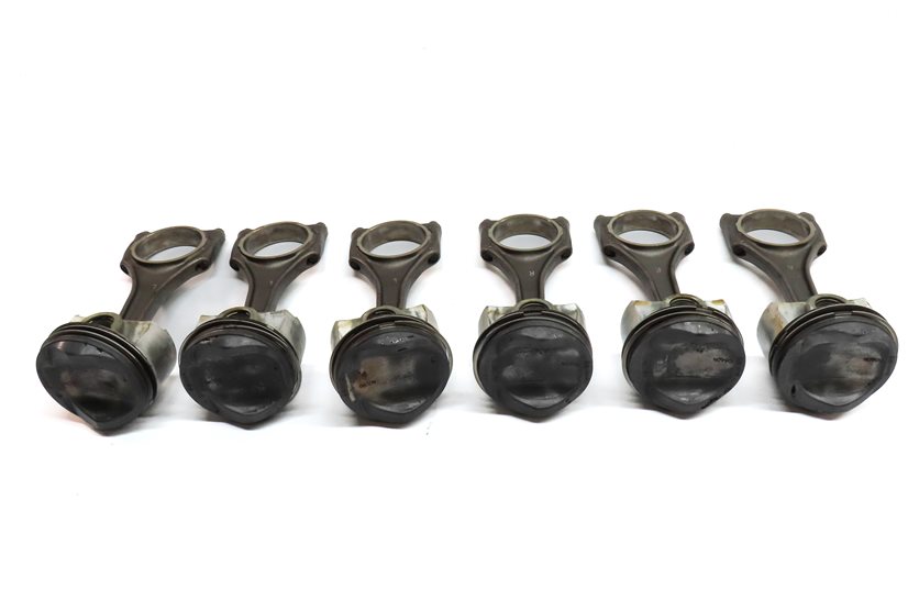 Thumbnail 3: 09-17 AUDI A6 A7 A8 Q5 Q7 S4 S6 Q5 TOUAREG 3.0L SUPERCHARGED ENGINE PISTON SET 6