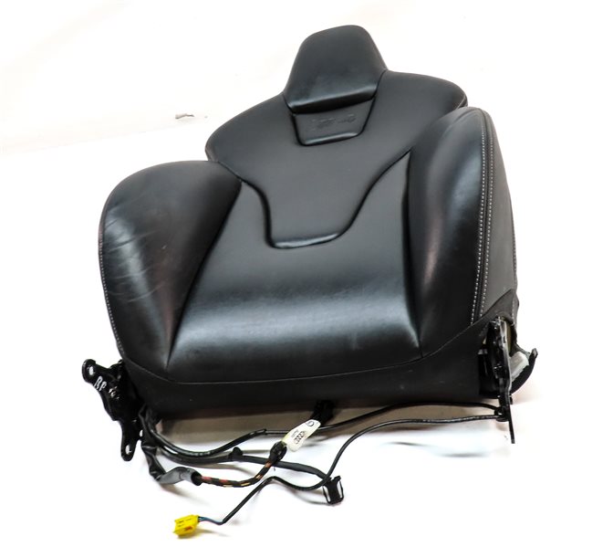 Thumbnail 2: 13 AUDI S4 B8 8K FRONT RIGHT PASSENGER UPPER MEMORY HEAT SPORT SEAT BACK (Black)