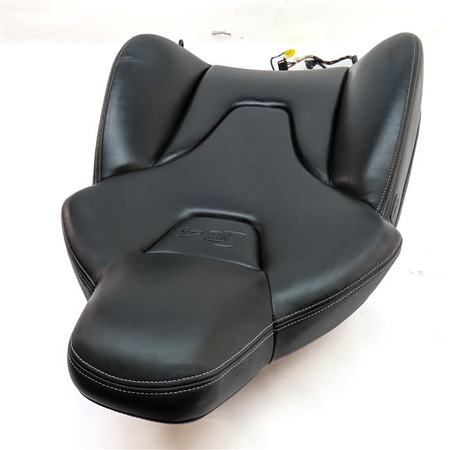 Thumbnail 5: 13 AUDI S4 B8 8K FRONT RIGHT PASSENGER UPPER MEMORY HEAT SPORT SEAT BACK (Black)