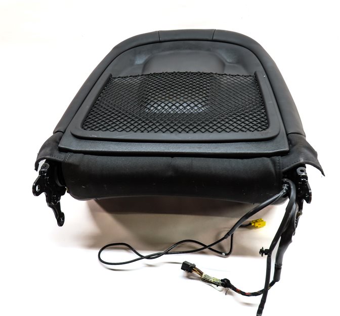 Thumbnail 6: 13 AUDI S4 B8 8K FRONT RIGHT PASSENGER UPPER MEMORY HEAT SPORT SEAT BACK (Black)