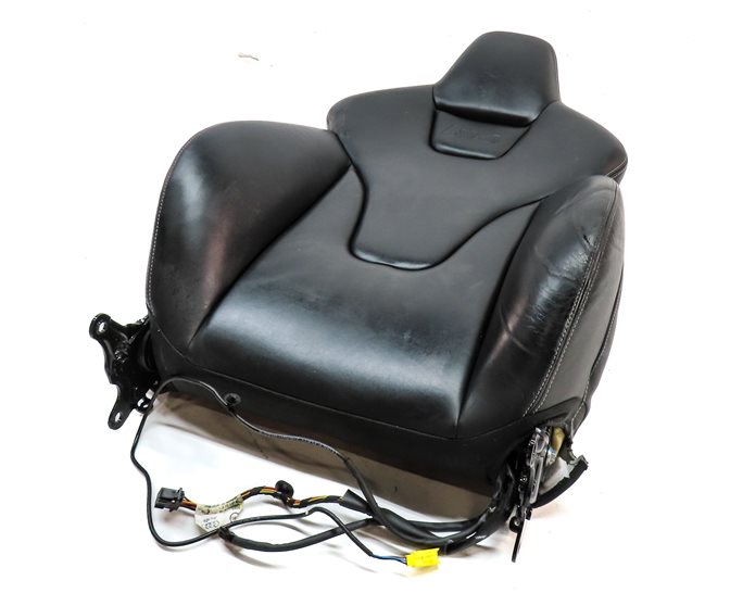 2013 AUDI S4 (B8 8K) FRONT LEFT DRIVER UPPER MEMORY HEAT SPORT SEAT BACK (Black)