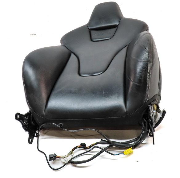 Thumbnail 2: 2013 AUDI S4 (B8 8K) FRONT LEFT DRIVER UPPER MEMORY HEAT SPORT SEAT BACK (Black)