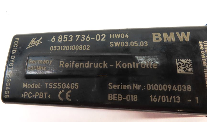 Thumbnail 5: 2012-2016 BMW 228i 328i 335i 435i (F22 F30 F31 F32) TPMS SENSOR ANTENNA 433MHz