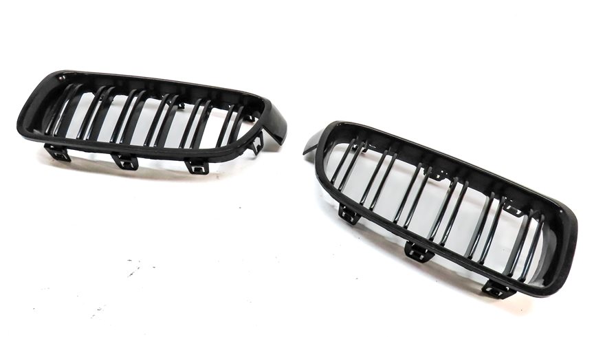 12-18 BMW 3 SERIES (F30) ///M-SPORT FRONT LEFT & RIGHT UPPER KIDNEY GRILLE SET/2