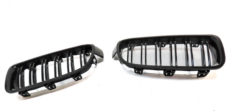 Thumbnail 2: 12-18 BMW 3 SERIES (F30) ///M-SPORT FRONT LEFT & RIGHT UPPER KIDNEY GRILLE SET/2