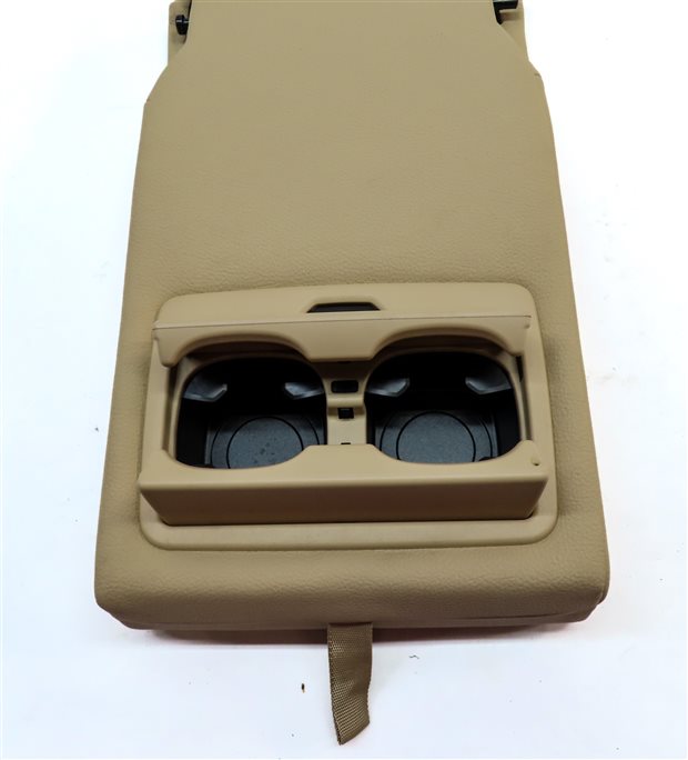 Thumbnail 7: 2013 BMW 335XI (F30) REAR CENTER SEAT BACK FOLDING ARMREST CUPHOLDER (Beige)