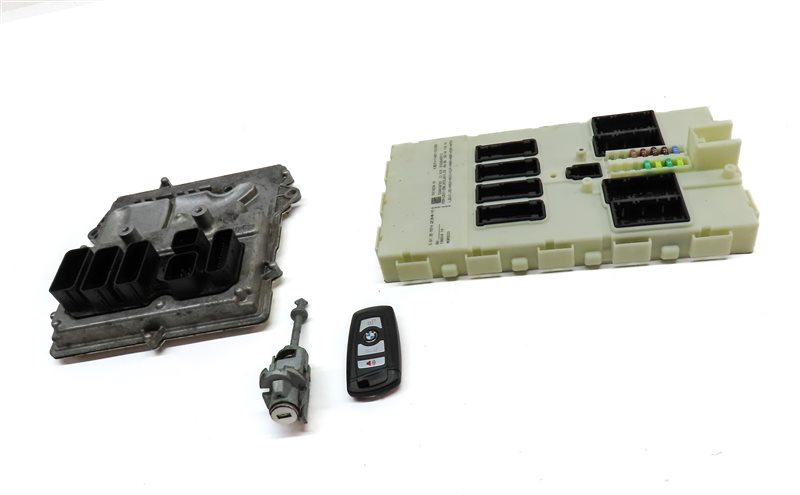 Thumbnail 2: 2013-2014 BMW 335i ACTIVE 3 (F30) 3.0L (N55) MEVD172S ECM BCM MODULE KEY SET/4