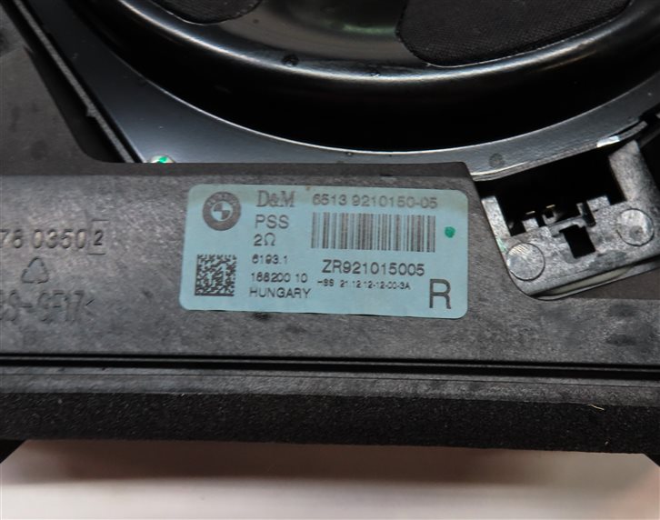 Thumbnail 10: 2013 BMW 335XI (F30) RADIO STEREO AUDIO SOUND SYSTEM SPEAKER SUB WOOFER SET/9