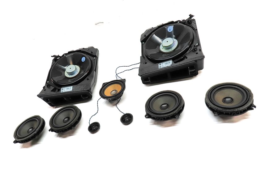 Thumbnail 2: 2013 BMW 335XI (F30) RADIO STEREO AUDIO SOUND SYSTEM SPEAKER SUB WOOFER SET/9