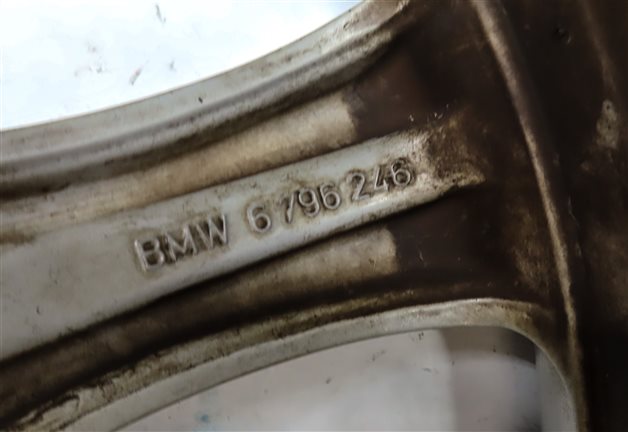 Thumbnail 4: 12-19 BMW 3 4 SERIES 18X8 7 FLARED SINGLE RAISED SPOKE ALUMINUM WHEEL RIM 