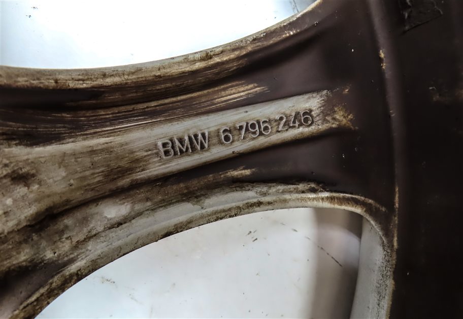 Thumbnail 4: 12-19 BMW 3 4 SERIES 18X8 7 FLARED SINGLE RAISED SPOKE ALUMINUM WHEEL RIM 