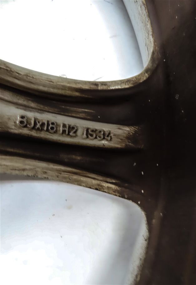 Thumbnail 5: 12-19 BMW 3 4 SERIES 18X8 7 FLARED SINGLE RAISED SPOKE ALUMINUM WHEEL RIM 