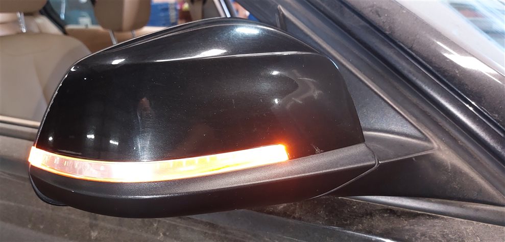 Thumbnail 2: 13-19 BMW 3-SERIES (F30 F31) RIGHT P-FOLD HEAT AUTODIM DOOR MIRROR (Black)