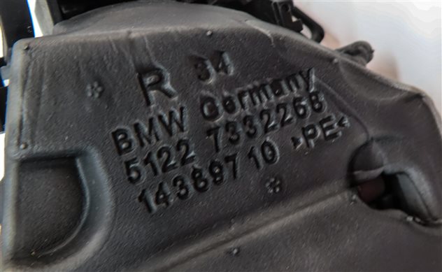 Thumbnail 6: 12-19 BMW 228i 328i 330i 335i (F30 F31 F32 F33) RIGHT REAR DOOR HANDLE (Black)