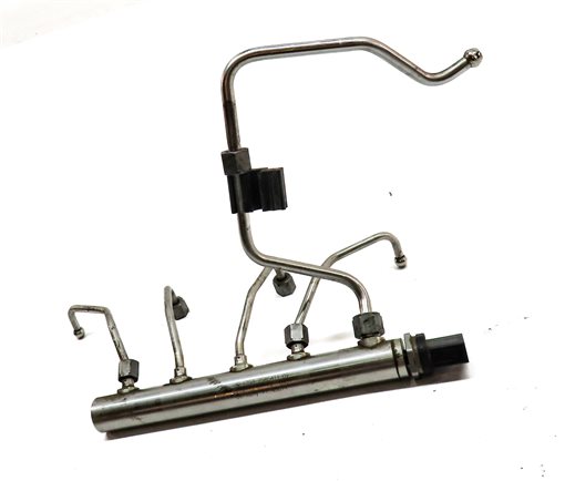 Thumbnail 2: 2013 BMW X1 (E84) 2.0L (N20) ENGINE MOTOR FUEL RAIL w/ PRESSURE SENSOR & LINES