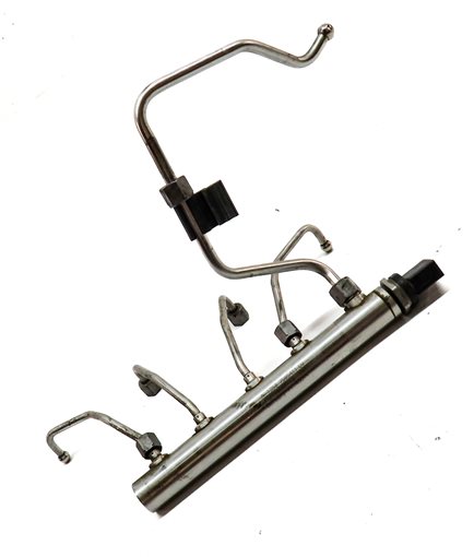 Thumbnail 3: 2013 BMW X1 (E84) 2.0L (N20) ENGINE MOTOR FUEL RAIL w/ PRESSURE SENSOR & LINES