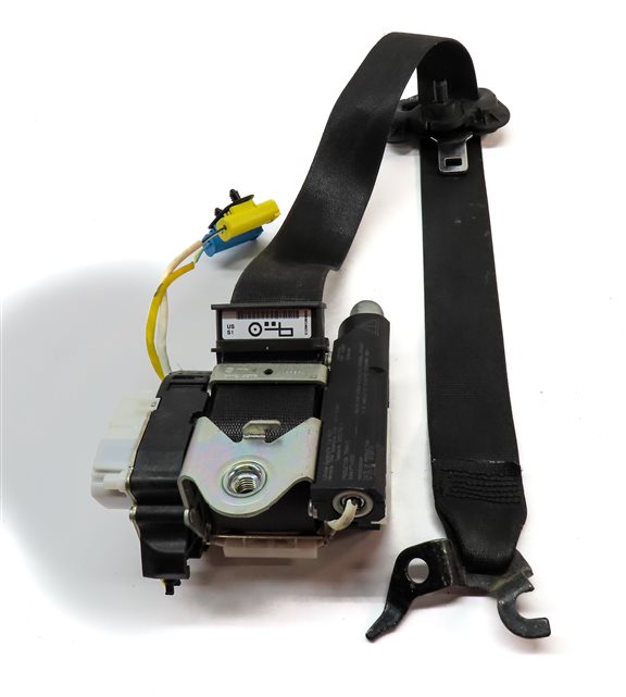 Thumbnail 4: 2012-2015 BMW X1 (E84) LEFT FRONT DRIVER SEATBELT BUCKLE RETRACTOR (Black)