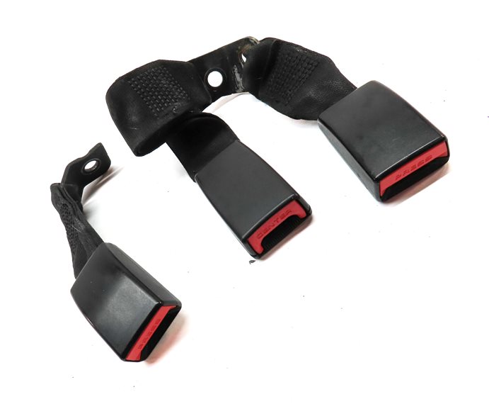 Thumbnail 3: 2013 BMW X1 (E84) REAR LEFT CENTER RIGHT SEAT SEATBELT BUCKLE RECEIVER SET/3