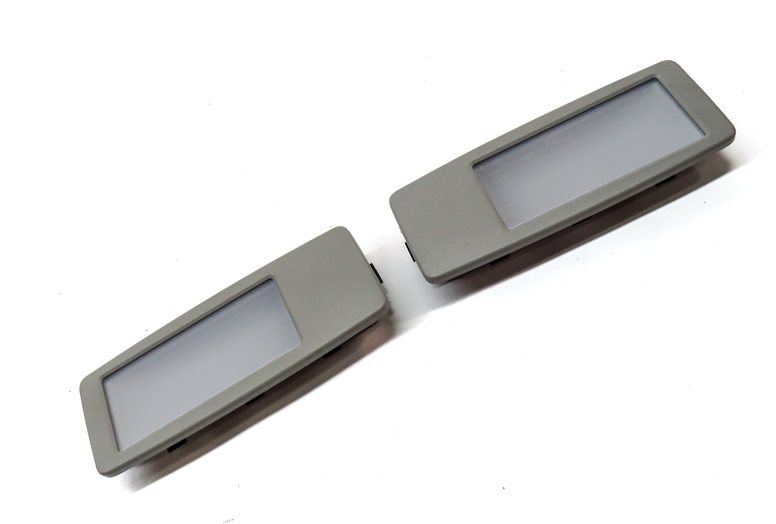 Thumbnail 3: 2013 BMW X1 (E84) INTERIOR OVERHEAD LEFT & RIGHT READING LIGHT SET/2 (Gray)