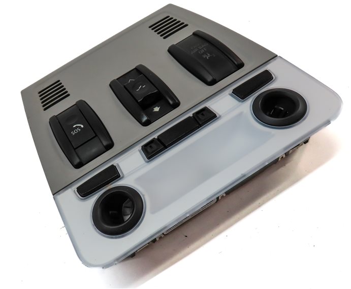 Thumbnail 3: 2013 BMW X1 (E84) FRONT INTERIOR DOME LIGHT LAMP w/ SUNROOF SWITCH (Gray)