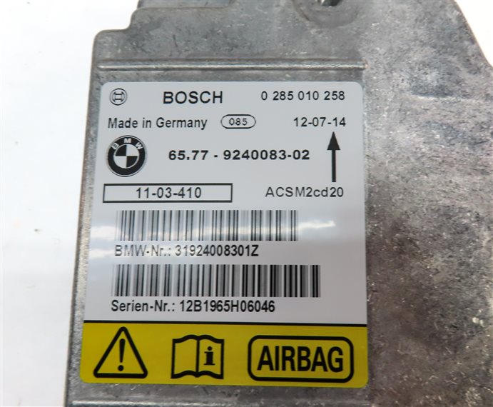Thumbnail 6: 07-14 BMW 128i 135i X1 X5 X5M X6 X6M (E84 E87 E70 E71) SRS BAG CONTROL MODULE