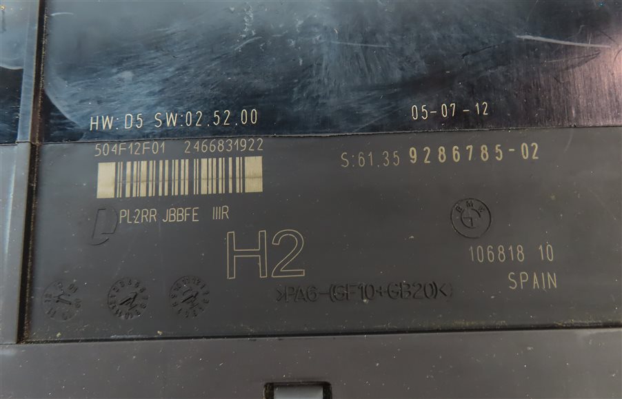 Thumbnail 7: 12-15 BMW 335 X1 (E84 E90 E92 E93) PRIMARY BODY CONTROL MODULE COMPUTER (BCM)