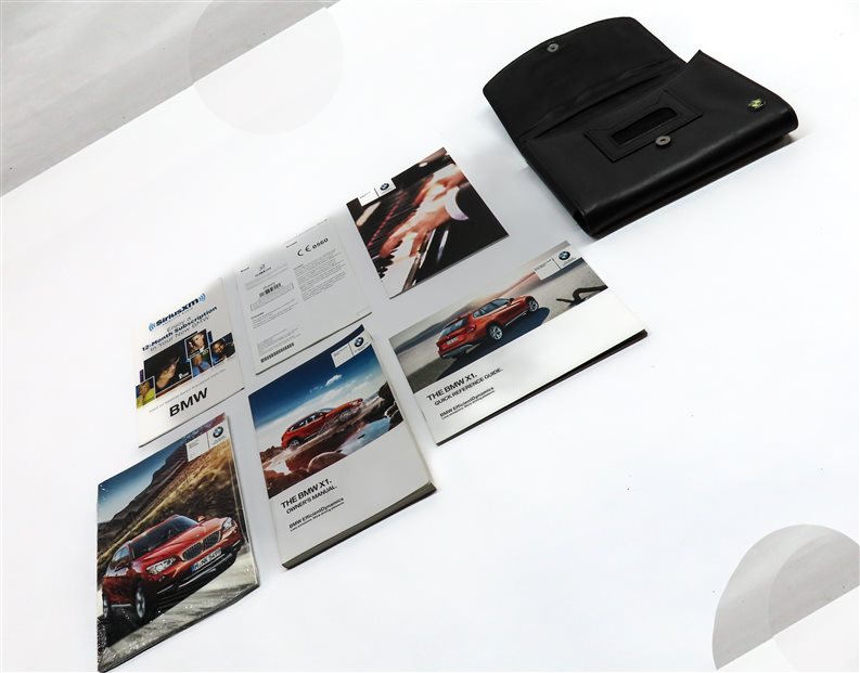 Thumbnail 3: 2013 BMW X1 (E84) 2.0L (N20) ENGINE OWNER'S MANUAL BOOKLET SET/7 w/ CASE (BLACK)