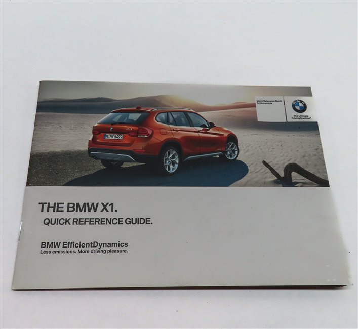 Thumbnail 7: 2013 BMW X1 (E84) 2.0L (N20) ENGINE OWNER'S MANUAL BOOKLET SET/7 w/ CASE (BLACK)