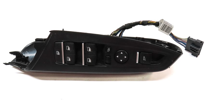 Thumbnail 4: 12-19 BMW 3 4 M3 X3 X4 SERIES FRONT LEFT DRIVER WINDOW SWITCH P-FOLD (BLACK)