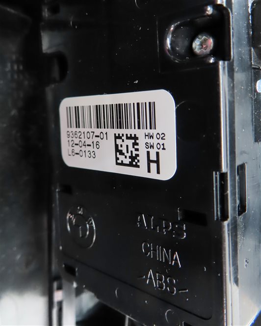 Thumbnail 6: 12-19 BMW 3 4 M3 X3 X4 SERIES FRONT LEFT DRIVER WINDOW SWITCH P-FOLD (BLACK)