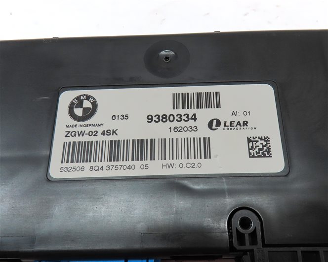 Thumbnail 6: 2011-2018 BMW X3 X4 (F25 F26) CENTRAL GATEWAY CONTROL MODULE COMPUTER
