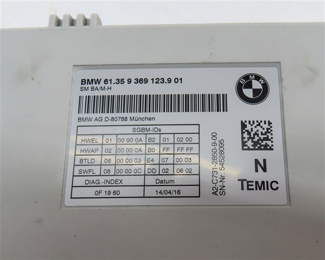 Thumbnail 6: 12-19 BMW 328i 335i 535i 550i 750i M5 M6 X3 X4 FRONT LEFT DRIVER SEAT MODULE