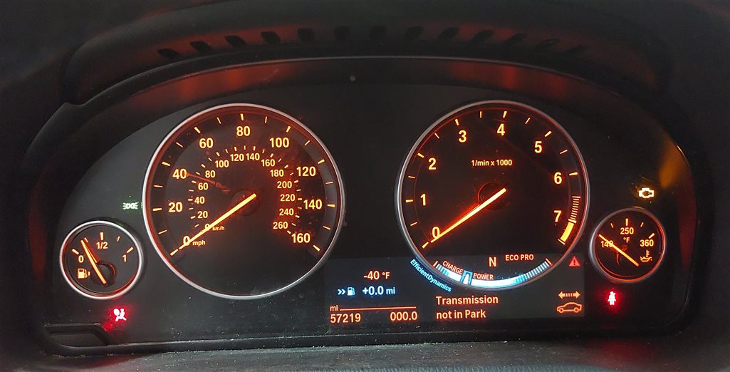 Thumbnail 2: 2014-2017 BMW 528i 535i 550i X3 X4 X5 (F10 F15 F25 F26) SPEEDOMETER GAUGE (57k)