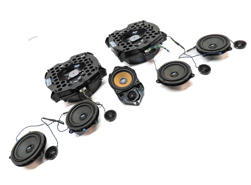 Thumbnail 3: 2017 BMW X3 (F25) RADIO STEREO SOUND SYSTEM SUBWOOFER SPEAKER TWEETER SET/11