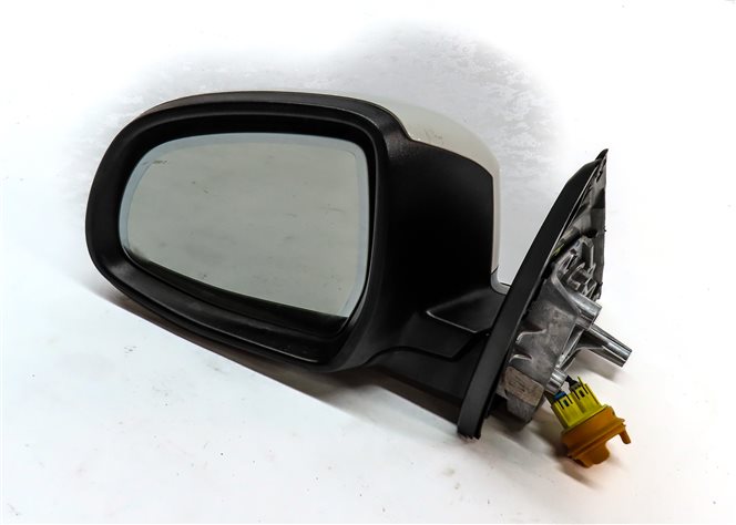 17 BMW X3 F25 FRONT LEFT DRIVER DOOR MIRROR w/ PFOLD HEAT MEMORY AUTODIM (White)