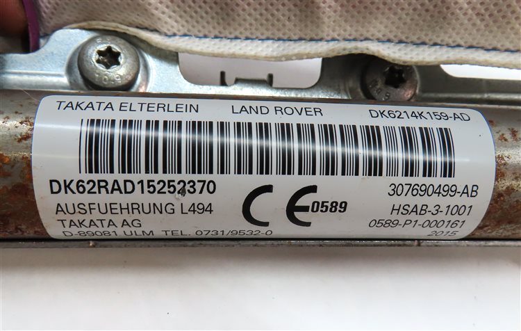 Thumbnail 5: 2014-2020 RANGE ROVER SPORT (L494) RIGHT PASSENGER SIDE CURTAIN AIRBAG AIR BAG
