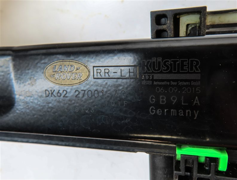 Thumbnail 5: 2014-2020 RANGE ROVER SPORT (L494) REAR LEFT DOOR WINDOW REGULATOR w/MOTOR