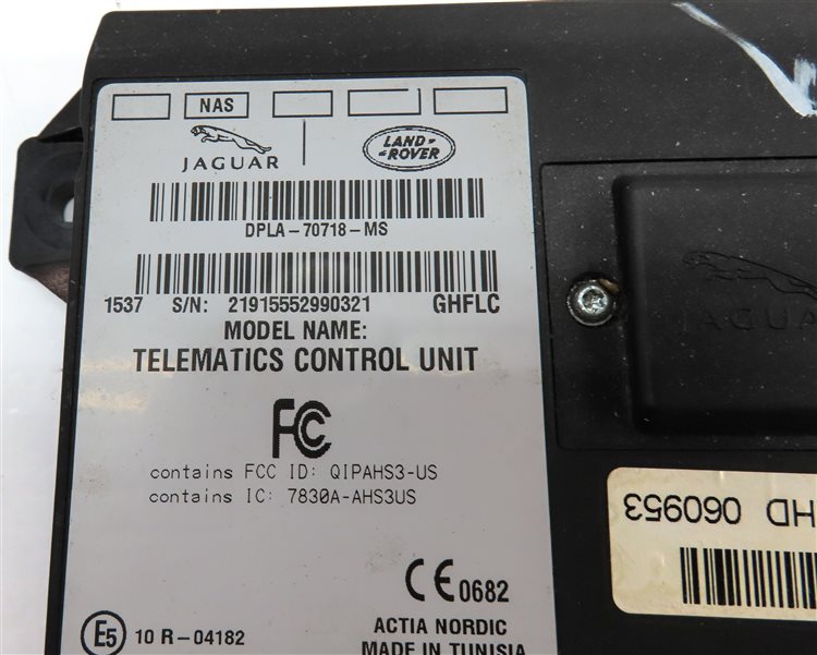 Thumbnail 6: 2016 RANGE ROVER SPORT (L494) TELEMATICS COMMUNICATION CONTROL MODULE