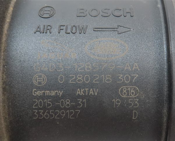 Thumbnail 6: 16-22 JAGUAR ROVER SPORT DISCOVERY VELAR L494 L462 MASS AIR FLOW SENSOR MODULE