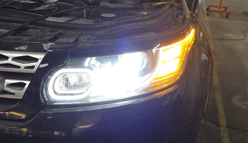 Thumbnail 2: 2014-2017 RANGE ROVER SPORT (L494) LEFT DRIVER HID XENON HEADLIGHT LIGHT LAMP