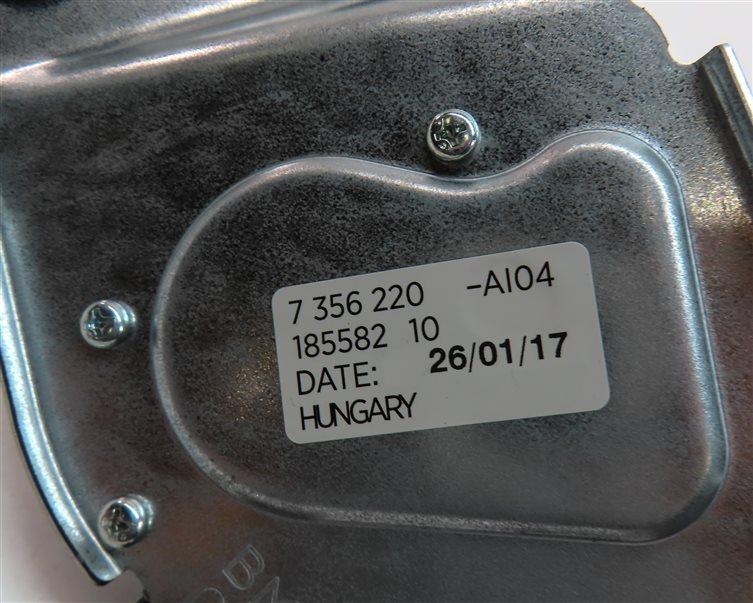 Thumbnail 6: 2016-2020 BMW X1 X2 (F39 F48) REAR TRUNK LIFTGATE HATCH WINDOW WIPER MOTOR