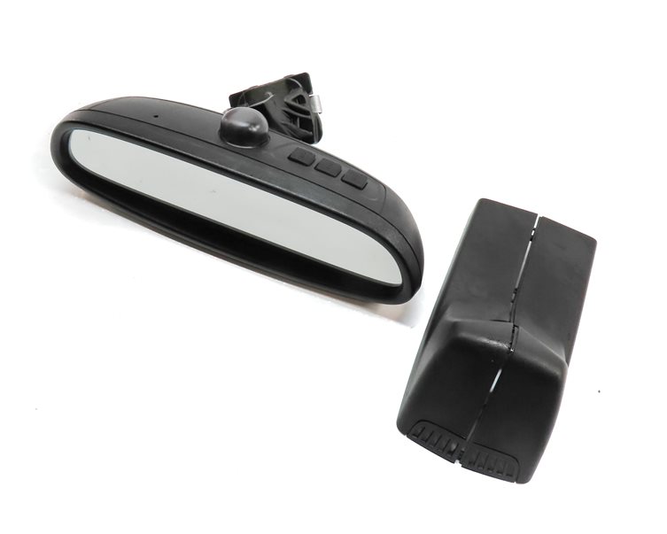 Thumbnail 1: 14-21 BMW 2 M2 X1 X2 SERIES (F39 F48) AUTODIM COMPASS REARVIEW MIRROR (Black)
