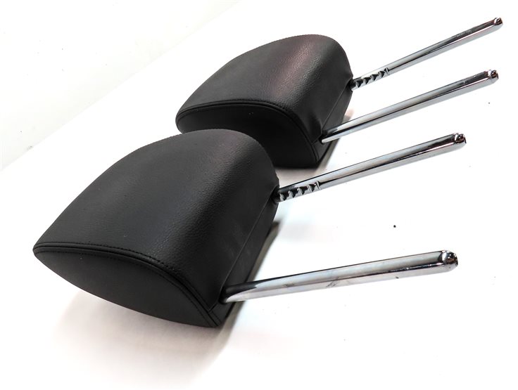 Thumbnail 3: 16-23 BMW X1 X2 F48 F39 FRONT LEFT RIGHT STANDARD SEAT HEADREST (BLACK LEATHER)
