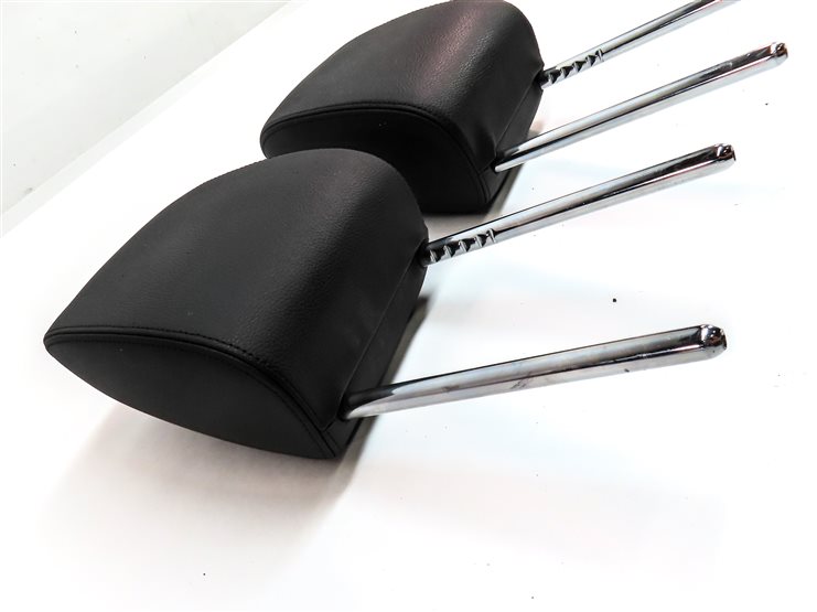Thumbnail 4: 16-23 BMW X1 X2 F48 F39 FRONT LEFT RIGHT STANDARD SEAT HEADREST (BLACK LEATHER)